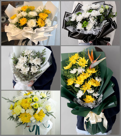 贵州毕节市七星关区撒拉溪镇水浸沟村白事花束代送